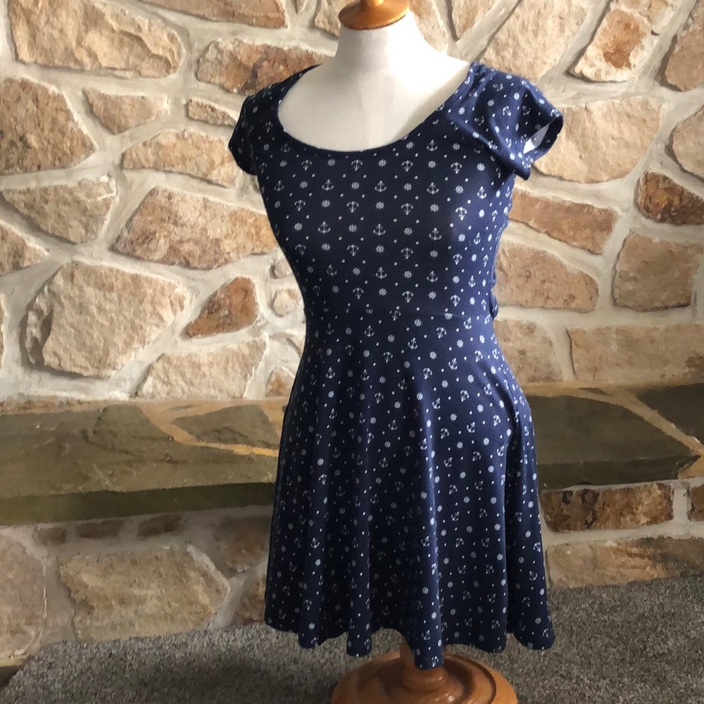 Nautical Navy Dress